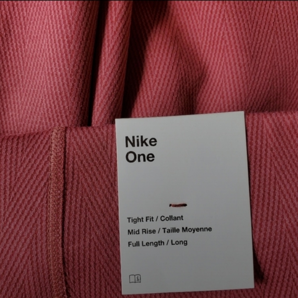 Nike One Tight Fit Legging Pink - Picture 4 of 5